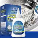 Tough Stain Remover Gel - Washing Machine Cleaner for Front Load Washer Seals, Bathroom Showers & Tile Grouts, Thick No-Drip Formula, Non-Toxic, 8 fl oz (Pack of 1)