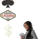 Fun Express Casino Icon Hanging Decorations - 2 Sets