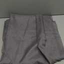 Lecloud Charcoal Grey Sheer Curtains 84 Inches Long 2 Panels, Voile Airy Light Filtering Curtains for Living Room Bedroom, Dual Rod Pocket Sheer Window Treatments Drapes, Each Panel 40" W x 84" L