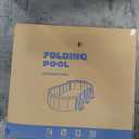 WOOIIROM Foldable Pool, Non-Inflatable Swimming Pool for Adults and Family, Large Thickened Collapsible Pool for Backyard and Garden, Portable Above Ground Outdoor Pool 116" x 65" x 21"