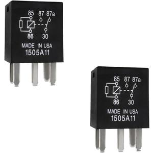 Sylvil 2 PCS Power Relay - 5 Pin Multi Purpose Auto Fuel Pump, G8V-RH-1C7T-R-DC12 Automotive, High Performance Electrical System Electromechanical Replacement