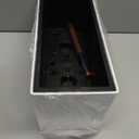 SAROSORA 14" Rectangle Self Watering Planter with Water Level Indicators for Plants & Flower Home Garden Outdoor Indoor Succulent | Herb pots | Window Box (1, White)