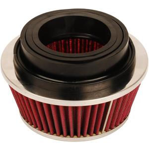 HIFROM 8161 Universal Clamp-On Air Filter Black Small Round Reverse Tapered fit 3 inch, 3 1/2 inch and 4 inch tubes