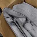 CRYPTOLITE Area Rugs 9x12 Rug for Living Room Abstract Washable Rug with Non-Slip Backing Low Pile Area Rugs for Bedroom, Dining Room, Silver&Grey