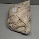 StangH Beige Velvet Curtains 90 inches - Super Soft Thick Velvet Window Drapes Rod Pocket Light Blocking Privacy Protect Panels for Living/Guest Room, W52 x L90, 2 Panels