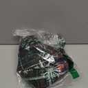 Horaldaily Christmas Tablecloth 60x84 Inch Rectangular, Black Red Grid White Snow Washable Table Cover for Party Picnic Dinner Decor