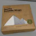 3-Pack Organic Baby Swaddle Sleep Sacks - Swaddles for Newborns, Infant 0-3 Months, Baby Girls, Boys, Soft & Snug Newborn Sleep Sack, Nursery Swaddling Blankets (Cloud)