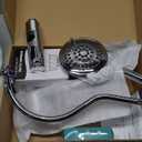 Hibbent cUPC Certified All Metal 10" Rainfall Showerhead Combo, High Pressure Shower Head with 10-Spray Mode Handheld, Innovative 4-way Diverter with Pause Mode, 71'' Shower Hose and Holder, Chrome