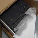 Floating Nightstand Set of 2 Modern Night Stands with Drawer and Open Shelf Cubby Small Bedside End Table with Charging Station Wall Mounted Nightstands Set 2 for Bedroom Black