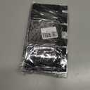 6 x BIAJIYA Card Holder for Back of Phone, Pouch Silicone Wallet Sleeve Pocket Stick-on ID Credit Card for All Smartphones (Black*5)