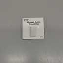 Premium Bluetooth 5.4 Transmitter, Airplane Wireless Adapter, Supports 2 AirPods/Headphones, Bluetooth Transmitter for TV, Airplane, Gym, with aptX Adaptive & Low Latency (Ivory)