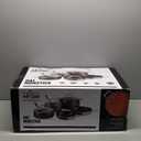 All-Clad HA1 Hard Anodized Nonstick Pots and Pans Set Non Stick Cookware Sets, Oven Broiler Safe 500F, Black (8 Piece Set)