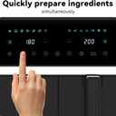 4QT+4QT Dual Basket Air Fryer - Digital Touchscreen, Smart Sync Finish, Auto Shutoff, 2 Independent Nonstick Dishwasher-Safe Frying Baskets - 8 Quart Digital Double Air Fryer