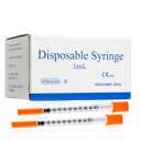 1ml/cc 31G Syringe 5/16" (8mm) Needle, Disposable Individual Package Pack of 100