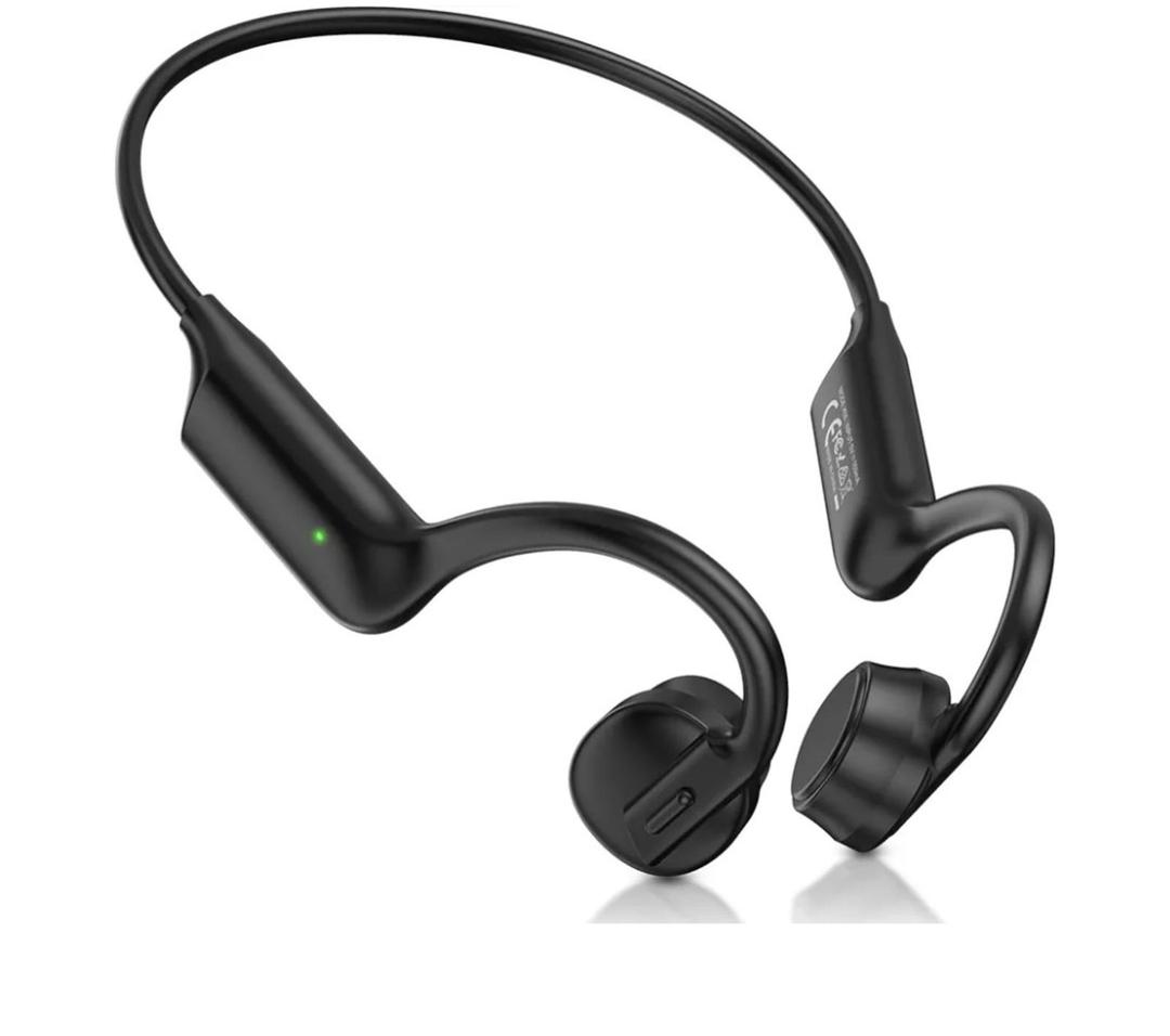 Bone Conduction Headphones Bluetooth 5.4 Open Ear Headphones with Mic, Wireless Earphones, Sports Earphones 12H Playtime, IPX6 Waterproof Headset for Running,Cycling, Hiking, Driving