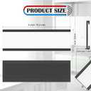 Teling 300 Pcs 1 x 3 Inch Magnetic Label Holders C Channel Shelf Labels Name Card Holders with Protective Films and Replacement Strips for Filing Cabinet, Mailbox, Whiteboard, Locker, Office