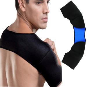 FERCAISH Double Shoulder Brace Warm Support Protector Shoulder Strap Brace for Sleeping Outdoor Lifting Sports, Relieve Chronic Tendinitis Pain, Breathable Sports Protective Gear (Size M)