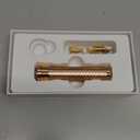 Facial Hair Removal for Women, Rechargeable Hair Removal Device, Painless Face Electric Razor/Shaver for Lip, Arms, Face, Peach Fuzz (Gold)