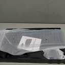 Wireless Keyboard and Mouse Combo, 2.4G Full Size Wave Keys Ergonomic Keyboard with Wrist Rest and 3-Level DPI Adjustable Wireless Ergonomic Mouse for Windows, Mac OS Desktop/Laptop/PC(Black)