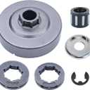 1125 007 1041 Chain Clutch Sprocket Drum Rim Washer Bearing Kit for Stihl MS290 029 MS390 039 MS310 Chainsaw Part w/E-Clip.