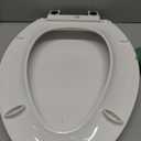 KOHLER 4734-RL-0 Rutledge ReadyLatch Soft Close Elongated Toilet Seat, Quiet-Close Lid Grip-Tight Bumpers, Installation Hardware, Home Essentials, White