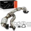 A-Premium Front Catalytic Converter Kit Direct-Fit Compatible with Subaru Forester 2006-2010, Outback Legacy 2006-2012, Impreza 2006-2011 & Saab 9-2X 2006 H4 2.5L, EPA Compliant
