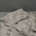 Melodieux Elegant Cotton Room Darkening Blackout Curtains for Living Room Bedroom Thermal Insulated Grommet Drapes, 52 by 84 Inch, Beige (1 Panel)