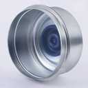 2 x XIKE 2 Set 2.72" OD Trailer Bearings Dust Cap Grease Cap with Rubber Plugs, Fits Trailer Wheel Hub 7,000 to 8,000 lb Axles. (Blue)