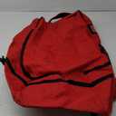 YOREPEK Car Seat Travel Bag, Padded Car Seats Backpack for Air Travel, Heavy Duty Carseat Travel Bag for Airplane, Airport Gate Check Bag (Red) (Dark Red)