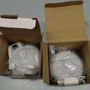 SALKING Essential Oil Diffuser (Set of 2), 100ml Small Aromatherapy Diffuser with Auto Shut-Off, Ultrasonic Diffusers for Essential Oils, Cool Mist Humidifier with Warm White Lights, for Office Home