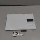 MegaWise Precision Food Scale, 33lb Waterproof Rechargeable Digital Kitchen Scale, 1g/0.04oz Precise Graduation, Weight Grams and Ounces for Cooking Baking, 5 Units Conversion, Tare Function