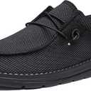 Bruno Marc Men's Breeze Slip-on Stretch Loafers Casual Shoes Lightweight Comfortable Boat Shoe 1.0,Black,Size 12 US