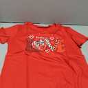 Valentine Day Girl Love Heart Shirt – Kids Valentine Day Cute Cat Short Sleeve Love Heart Boy Tee Top (Red, M)