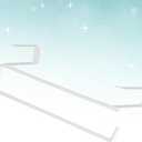 STOBAZA White Hanging Shelves Toilet Towel Holder Under Shelf Rack Under Cabinet Shelf Paper Towel Rack Under Shelves Riser U-Shaped Under Cabinet Kitchen Organizer Wardrobe Storage