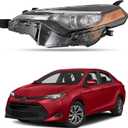 Headlight Assembly Headlamp Replacement for Toyota Corolla L/LE/LE ECO 2017-2019 Driver Side