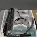 BoostArea Floor Lamp for Living Room,LED Arched Floor Lamp,Tall Modern Standing Lamp with Green Linen Shade,E26 Socket, Footswitch,Montage Mid Century Floor Lamp for Bedrooms,Office