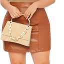 OYOANGLE Women's Plus Size Basic Short Sleeve Bodysuit Scoop Neck T Shirts Bodysuit (XL)