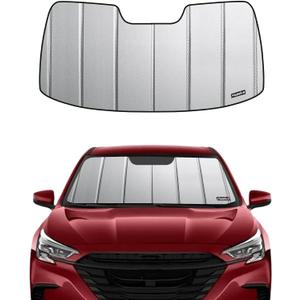 Pigenius Windshield Sunshade for Subaru Legacy/Outback 2020-2022, Premium Grey Leather Finish