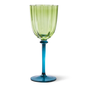 CORE 10.1OZ WINE GLASS GREEN 4PCS