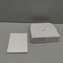 Hamilco 5x7 White Linen Textured Cardstock Paper Blank Index Cards Flat Card Stock 80lb Cover  50 Pack