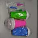 3PCS Slushie Maker Cup,DIY Magic Quick Frozen Smoothies Cups for Homemade Milk Shake Ice Cream Maker, Cooling Cups, Double Layer Squeeze Slushy Maker Cup,Birthday Funny Gifts for Friends &Family (350ML, Bule+Pink+Green)