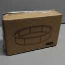 Outdoor Smokeless Fire Pit Ring 31 inch, Metal Steel Firepit Ring Insert Round Firepit Ring for Outside Wood Burning DIY Fire Pits Outdoor Fire Place for Camping Garden Patio Backyard