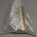50 Pack Plastic Champagne Flutes 5.5oz Clear Gold Rim Disposable Suitable for Wedding, Birthday Party, Thanksgiving Day, Christmas Supplies