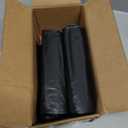 100 Pack, 30-33 Gallon Trash Bags, Medium Duty Black Garbage Bags 32"x38", Plastic Bolsas de Basura, Durable & Puncture-Resistant, Made in USA for Kitchen, Yard, Office