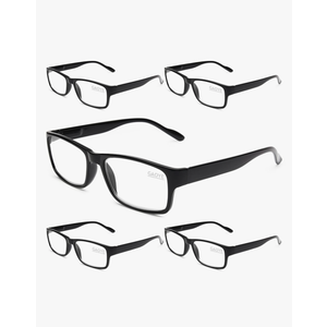 Gaoye Professional Reading Glasses for All Day - Computer Readers with Blue Light Protection - Value Pack +1.75
