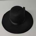 Nicky Bigs Novelties Deluxe Adult Black Wide Brim Spanish Hat Amish Mexican Gaucho Plague Doctor Padre Priest Hats Costume