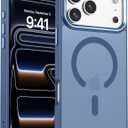 BENTOBEN Magnetic for iPhone 17 Pro Max Case 2025, [Compatible with MagSafe] Translucent Matte Slim Shockproof Anti-Slip Anti-Yellow Women Men Protective Phone Case for iPhone 17 Pro Max 6.9",Blue