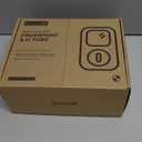 Smart Deadbolt, SMONET Fingerprint Electronic Deadbolt Door Lock with Keypad-Bluetooth Keyless Entry Front Door Digital Keypad App Control, Ekeys Sharing, App Monitoring Auto Lock for Homes and Hotel (Silver)