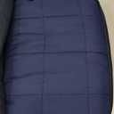 Topcee Weighted Blanket for Adults (15 lbs, 48" x 72") Twin Size Soft Cooling Heavy Blanket Sleeping, Apply to 130-160 lbs Body, Thick Breathable Blanket with Glass Bead, Easy Care (01-navy Blue)