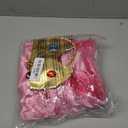 Women Princess Peach Costume Super Brothers Party Gown Ball Dress (Large, Pink)